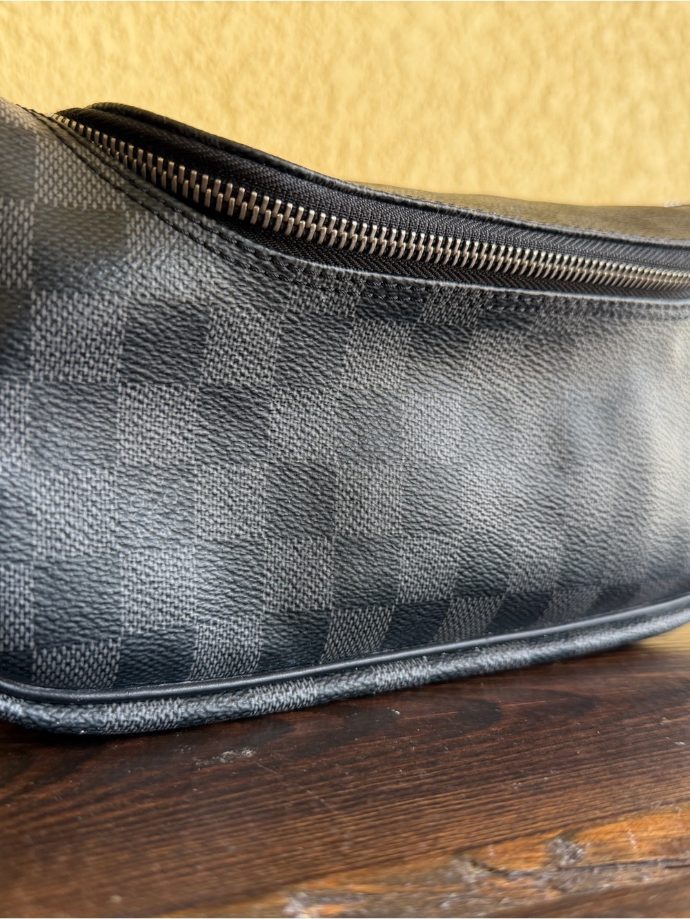 Louis Vuitton Black Damier Graphite Belt Bag